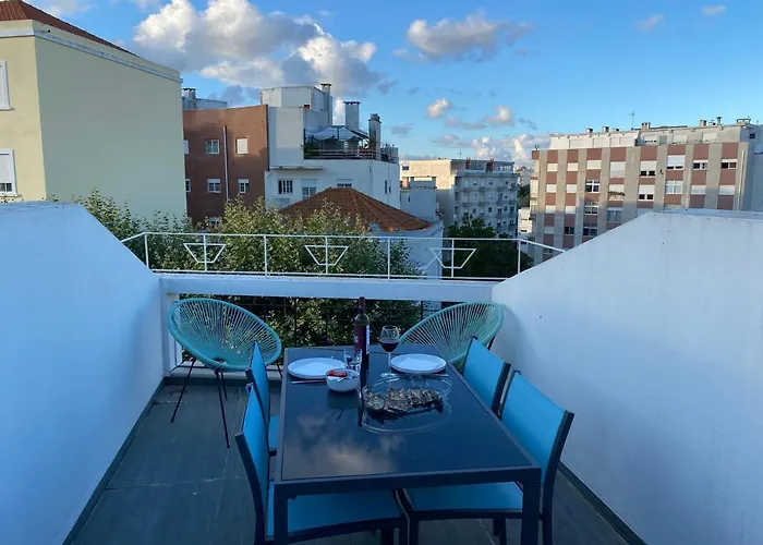 Casa de Férias Casa Da Fonte - Vintage House And Rooftop Figueira da Foz